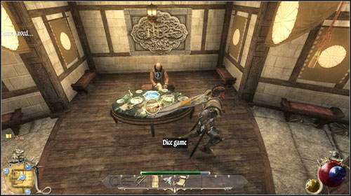 Once you get the membership card from Lexington after completing [Sammy the Bull], approach the room chief - The Specialist, A Card-Carrying Member | Main quests - Chapter II - Main quests - Chapter II - Two Worlds II Game Guide