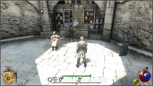 Eventually you will reach the Hatmandor gates [Desert] (M20:1) - Getting to Hatmandor | Main quests - Chapter I - Main quests - Chapter I - Two Worlds II Game Guide