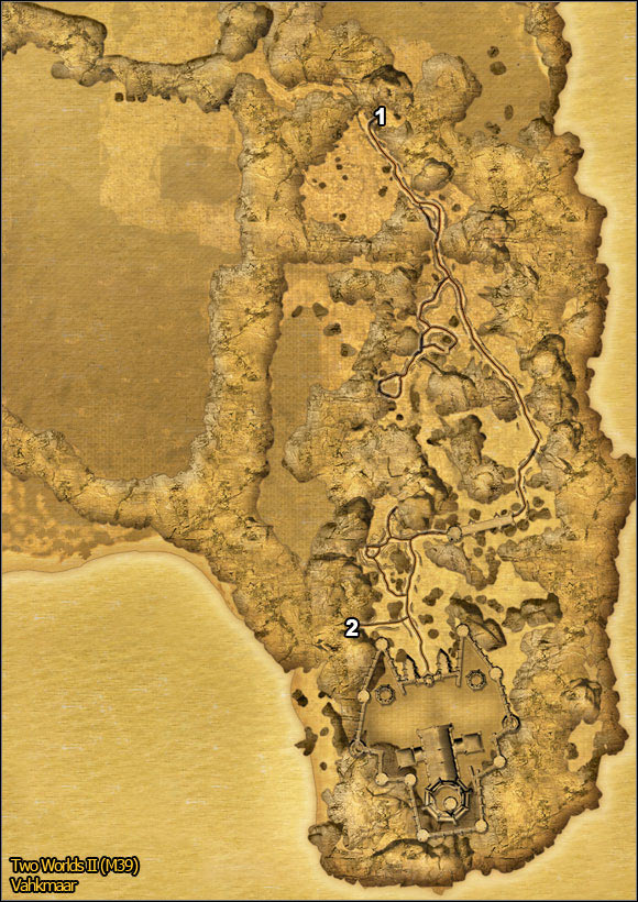 1 - Vahkmaar | Quests Maps - Maps - Two Worlds II Game Guide
