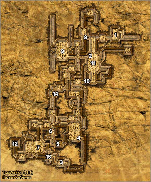 2 - Desert | Quests Maps - Maps - Two Worlds II Game Guide