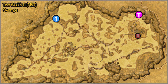 1 - Swamps | World Atlas Maps - Maps - Two Worlds II Game Guide