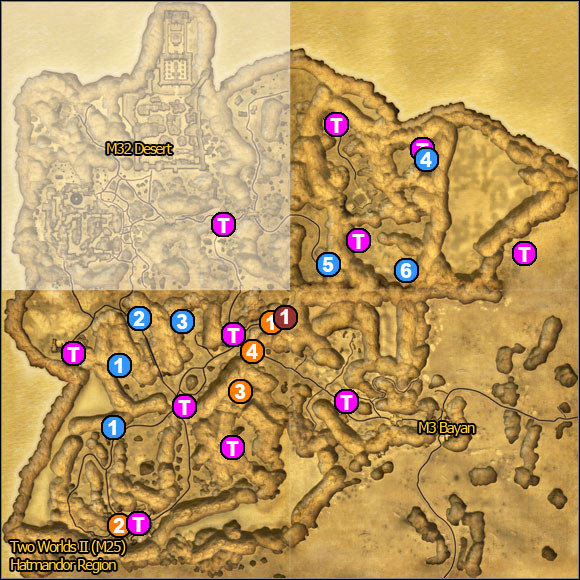 1 - Hatmandor Region | World Atlas Maps - Maps - Two Worlds II Game Guide