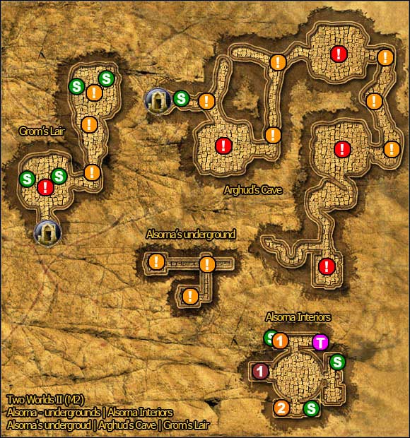 1 - Alsorna | World Atlas Maps - Maps - Two Worlds II Game Guide