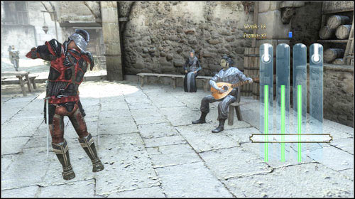 Mechanics of playing the instruments does not differ significantly from that of Guitar Hero or Rock Band - Playing instruments | Tips - Tips - Two Worlds II Game Guide