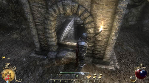 You'll appear in [5] - [11-M] The Study - Walkthrough - Two Worlds II: Pirates of The Flying Fortress - Game Guide and Walkthrough