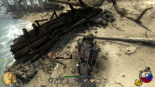 (Optional: You can swim to a small island in [11] - [17-S] Pirates Don't Cry - Walkthrough - Two Worlds II: Pirates of The Flying Fortress - Game Guide and Walkthrough