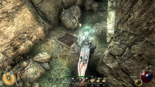 With the ring now in your possession, run to Pat in [10] and give it to him - [17-S] Pirates Don't Cry - Walkthrough - Two Worlds II: Pirates of The Flying Fortress - Game Guide and Walkthrough