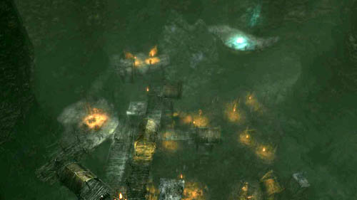 Now the biggest fight with Olorums so far awaits you - [19-M] The Glass Map - Third Piece - Walkthrough - Two Worlds II: Pirates of The Flying Fortress - Game Guide and Walkthrough