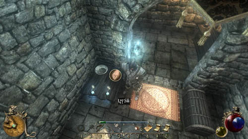 Having the tears in your pocket, come back to the exit in [8] and run to the shaman in [5] (a stone statue by the wall) - [20-M] Needle in the Haystack - Walkthrough - Two Worlds II: Pirates of The Flying Fortress - Game Guide and Walkthrough