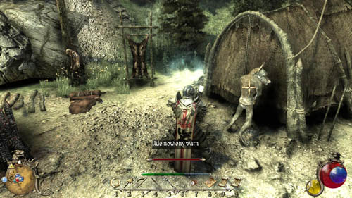 It's time for the last command - Varn must dig a hole, and when he does reward him with some fresh meat - [21-S] Varn Guide - Walkthrough - Two Worlds II: Pirates of The Flying Fortress - Game Guide and Walkthrough