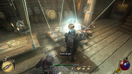 This time you must defeat Billy at the first attempt, that's why it was necessary to save the game - [23-S] Dice Challenge - Walkthrough - Two Worlds II: Pirates of The Flying Fortress - Game Guide and Walkthrough