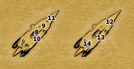 Go up the stairs and listen to what three souls in [9] are talking about - [37-M] Cartographer's Legend - Walkthrough - Two Worlds II: Pirates of The Flying Fortress - Game Guide and Walkthrough