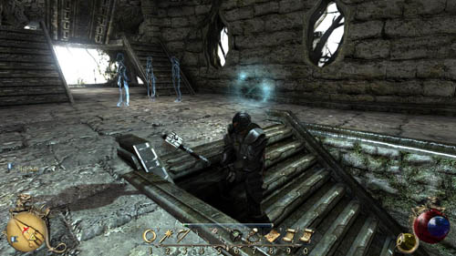 Climb up the nearby stairs to the second ship level - you'll appear in [12] - [37-M] Cartographer's Legend - Walkthrough - Two Worlds II: Pirates of The Flying Fortress - Game Guide and Walkthrough