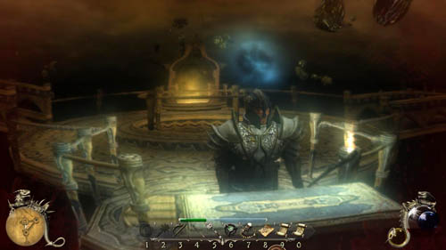 In order not to do it later - walk past the stairs leading down and take care of the enemies on this ship level - [38-M] Unknown Place - Walkthrough - Two Worlds II: Pirates of The Flying Fortress - Game Guide and Walkthrough