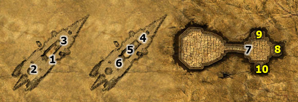 You'll begin the task near Geoffrey in [1] - [44-M] Subconsciousness / Consciousness (1/2) - Walkthrough - Two Worlds II: Pirates of The Flying Fortress - Game Guide and Walkthrough