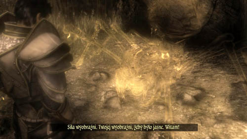 Go to [3], and you'll notice Nanook talking to his father - [45-M] Subconsciousness: Conflict of Generations - Walkthrough - Two Worlds II: Pirates of The Flying Fortress - Game Guide and Walkthrough