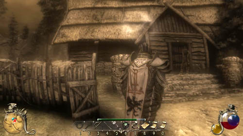 Go inside and talk to Nanook - [45-M] Subconsciousness: Conflict of Generations - Walkthrough - Two Worlds II: Pirates of The Flying Fortress - Game Guide and Walkthrough