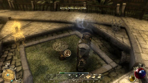 When you've reached the vicinity of [10] you'll have to square up to a large opponent - a Droser - [46-M] Subconsciousness: Worldviews in Conflict - Walkthrough - Two Worlds II: Pirates of The Flying Fortress - Game Guide and Walkthrough