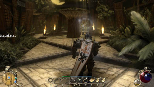 To do it you must find Mildew in one of the mushrooms - [48-S] An Eye For An Eye - Walkthrough - Two Worlds II: Pirates of The Flying Fortress - Game Guide and Walkthrough