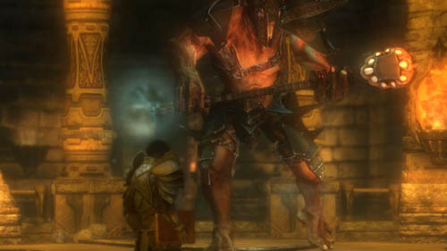 It's a strong and tough enemy who strikes with deadly blows, and on top of all that he can also throw fireballs - [50-M] Subconsciousness / Consciousness (2/2) - Walkthrough - Two Worlds II: Pirates of The Flying Fortress - Game Guide and Walkthrough