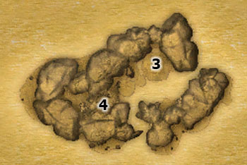 You'll appear in [3] on an oval platform - [51] The Treasure (2/2) - Walkthrough - Two Worlds II: Pirates of The Flying Fortress - Game Guide and Walkthrough