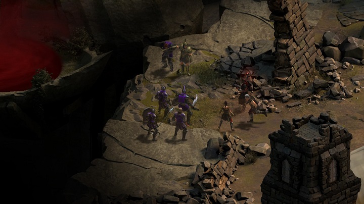 After the battle is over, one of the Disfavored will ask for your help - Welcome to Ruin - main quest | Edngering Ruins - Edngering Ruins - Tyranny Game Guide