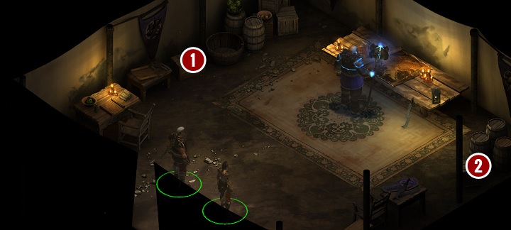 In the Archons Tent there are two chests [1] [2] that you can search - The Conquerors Will - main quest | The Disfavored Camp - The Disfavored Camp - Tyranny Game Guide