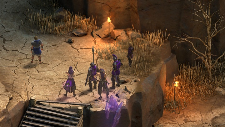 Upon entering the location, you will encounter a Stone Sea inhabitant accompanied by a unit of the Earthshakers - Securing the Sea - main quest | Stone Sea - Stone Sea - Tyranny Game Guide