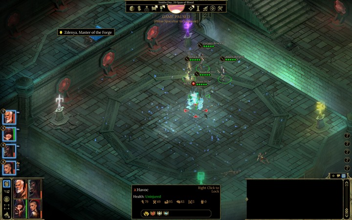 Havoc is able to kill other forms of the Bane to absorb their health - The Symphony of the Forge - main quest | Stone Sea - Stone Sea - Tyranny Game Guide