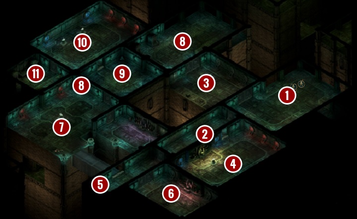 Access the new level of the ruins [1] and you will find a chamber with another torch - Forbidden Passage - main quest | Haven - Haven - Tyranny Game Guide