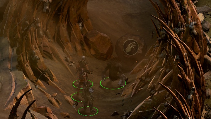 One of the groups is hidden inside of the canyon that can be seen on the above screenshot - Cleaning Out the Junkyard - main quest | Blade Grave - Blade Grave - Tyranny Game Guide