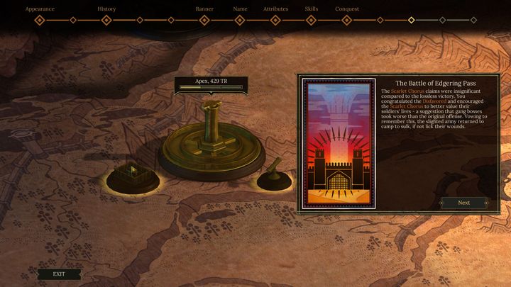 You can congratulate the Disfavored a victorious battle - 2nd Year of the Conquest - Conquest - World Map decisions - Tyranny Game Guide