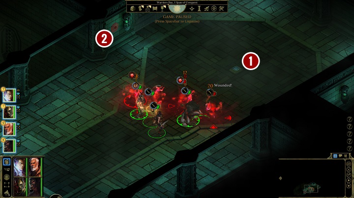 Upon entering the target location, you will find yourself in a vast room that you can see in the above picture - A Breach Between Worlds - main quest | Blade Grave - Blade Grave - Tyranny Game Guide