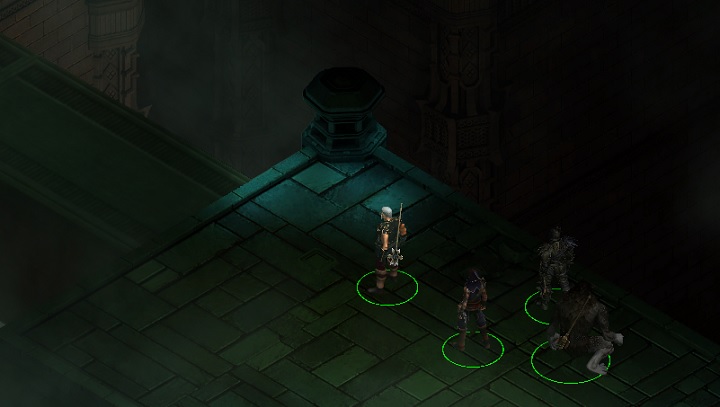 After the fight, you can activate the bridge in the picture with the button on the floor - A Breach Between Worlds - main quest | Blade Grave - Blade Grave - Tyranny Game Guide