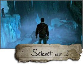 The second treasure was hidden on a small stone ledge in the place where you will reach the camp (where a cutscene with wolves is being displayed) to bring the second rope to Tenzin - Uncharted 2: Chapter 17 Mountaineering treasures, secrets - Treasures - Uncharted 2 Guide