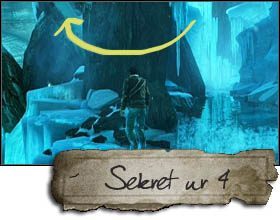 The third secret is near a spot where water is going to soak your shoes - Uncharted 2: Chapter 17 Mountaineering treasures, secrets - Treasures - Uncharted 2 Guide