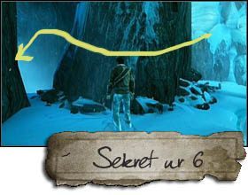 The last hidden item is located on a narrow ledge (just before the end of the chapter) near the place where you have to knock off a rope by shooting at a crate (the treasure is a bit earlier) - Uncharted 2: Chapter 17 Mountaineering treasures, secrets - Treasures - Uncharted 2 Guide