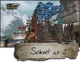 The second and third treasure are located just before the end of the chapter - after you climb the two ladders inside the building and go out on the roof - Uncharted 2: Chapter 19 Siege treasures, secrets - Treasures - Uncharted 2 Guide