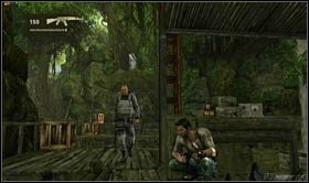 You will get to the camp with several opponents - Uncharted 2: Borneo, chapter 3 walkthrough - Walkthrough - Uncharted 2 Guide