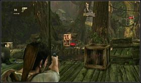Stand on the first arbor and clear the second one - Uncharted 2: Borneo, chapter 3 walkthrough - Walkthrough - Uncharted 2 Guide
