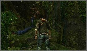 Move along the blue wire - Uncharted 2: Borneo, chapter 3 walkthrough - Walkthrough - Uncharted 2 Guide