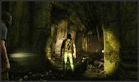 You reach the last and largest room - Uncharted 2: Dig Site, chapter 4 walkthrough - Walkthrough - Uncharted 2 Guide