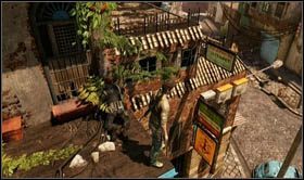 A hostile helicopter will approach you (dont worry, it wont you) - Uncharted 2: Urban Warfare part 1, chapter 5 walkthrough - Walkthrough - Uncharted 2 Guide