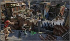 Get ready to fight opponents (they will be in the next building) - Uncharted 2: Desperate Times part 3, chapter 6 walkthrough - Walkthrough - Uncharted 2 Guide