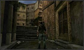 Jump down and walk a few steps to complete this chapter - Uncharted 2: Desperate Times part 3, chapter 6 walkthrough - Walkthrough - Uncharted 2 Guide