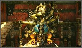 Move the next hand (the one with skulls) and climb the bricks to the ceiling - Uncharted 2: The Citys Secret, chapter 8 walkthrough - Walkthrough - Uncharted 2 Guide