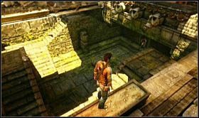 After the cut-scene, go up to the central part of the statue and interact with it - Uncharted 2: The Citys Secret, chapter 8 walkthrough - Walkthrough - Uncharted 2 Guide
