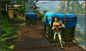 When you reach the next cargo covered with a blue tarpaulin, be ready for the last and at the same time the most difficult part of this chapter - Uncharted 2: Locomotion, chapter 13 walkthrough - Walkthrough - Uncharted 2 Guide