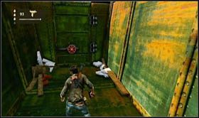 After reaching the last car, eliminate the two opponents inside and pick up the grenade launcher lying at the entrance - Uncharted 2: Locomotion, chapter 13 walkthrough - Walkthrough - Uncharted 2 Guide
