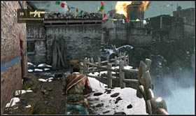 Nate avoids getting driven over by the tank - Uncharted 2: Cat and Mouse part 2, chapter 20 walkthrough - Walkthrough - Uncharted 2 Guide